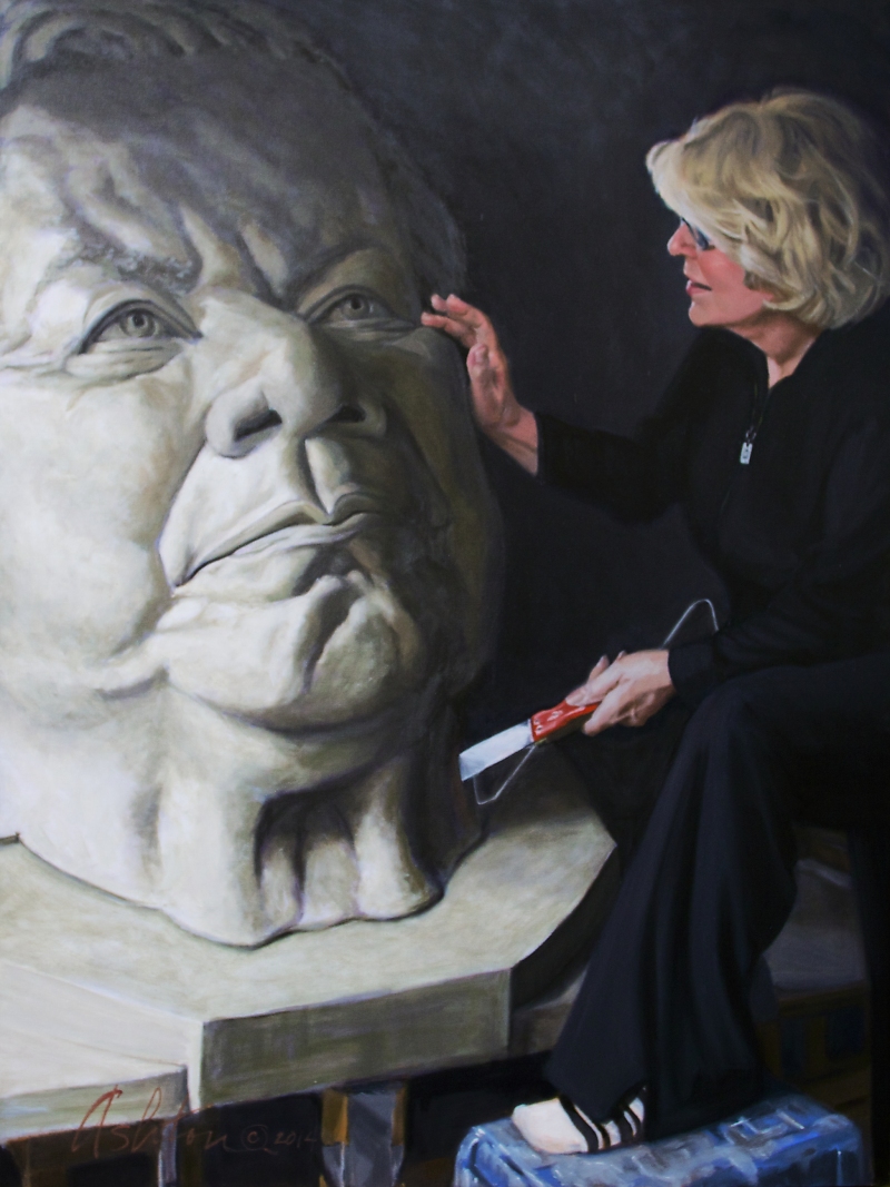 The Final Touch: Portrait of a Sculptor at Work